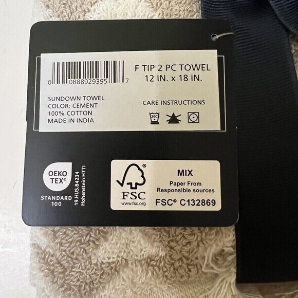 Pendleton 6 PC Sundown Towel Set 2 Bath 2 Hand 2 Fingertip Aztec Southwestern - Picture 9 of 14